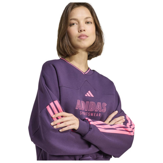 Adidas Γυναικείο φούτερ House of Tiro Fleece Sweatshirt Adidas Γυναικείο φούτερ House of Tiro Fleece Sweatshirt
